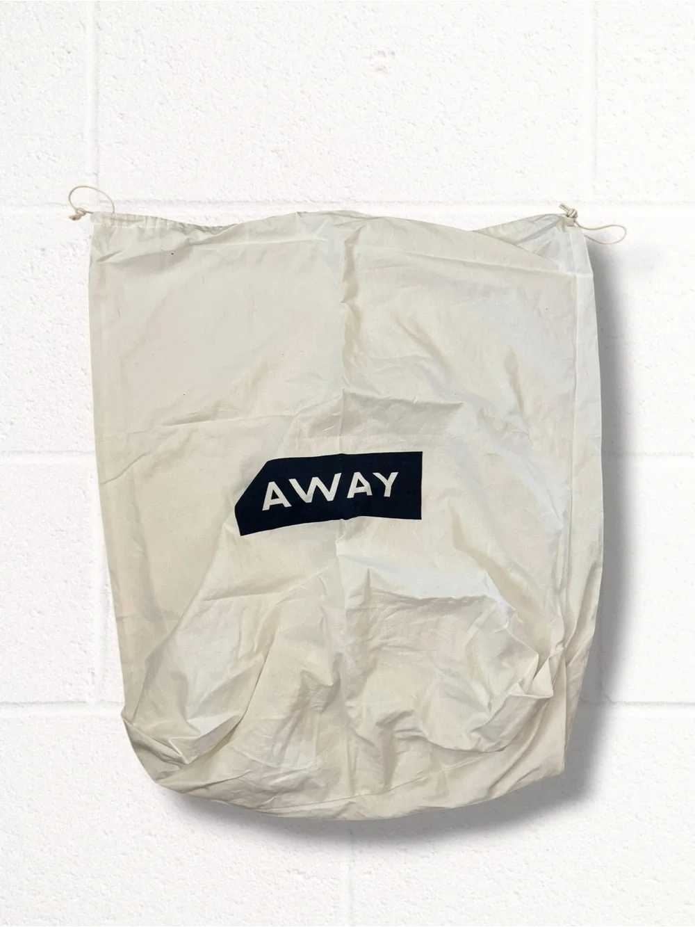 NEW Away Checked Bag Large Canvas Luggage Dust Bag